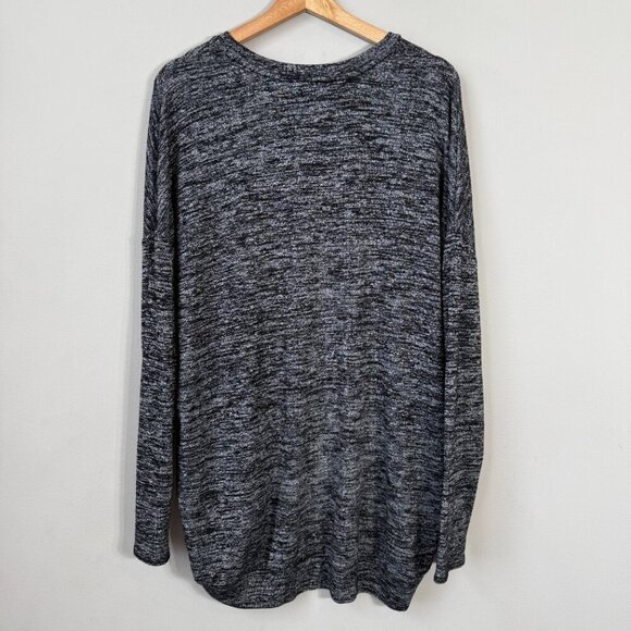 Aritzia Wilfred Free Devinette V-Neck Sweater Pullover Women's Large Gray Cozy - Picture 9 of 11